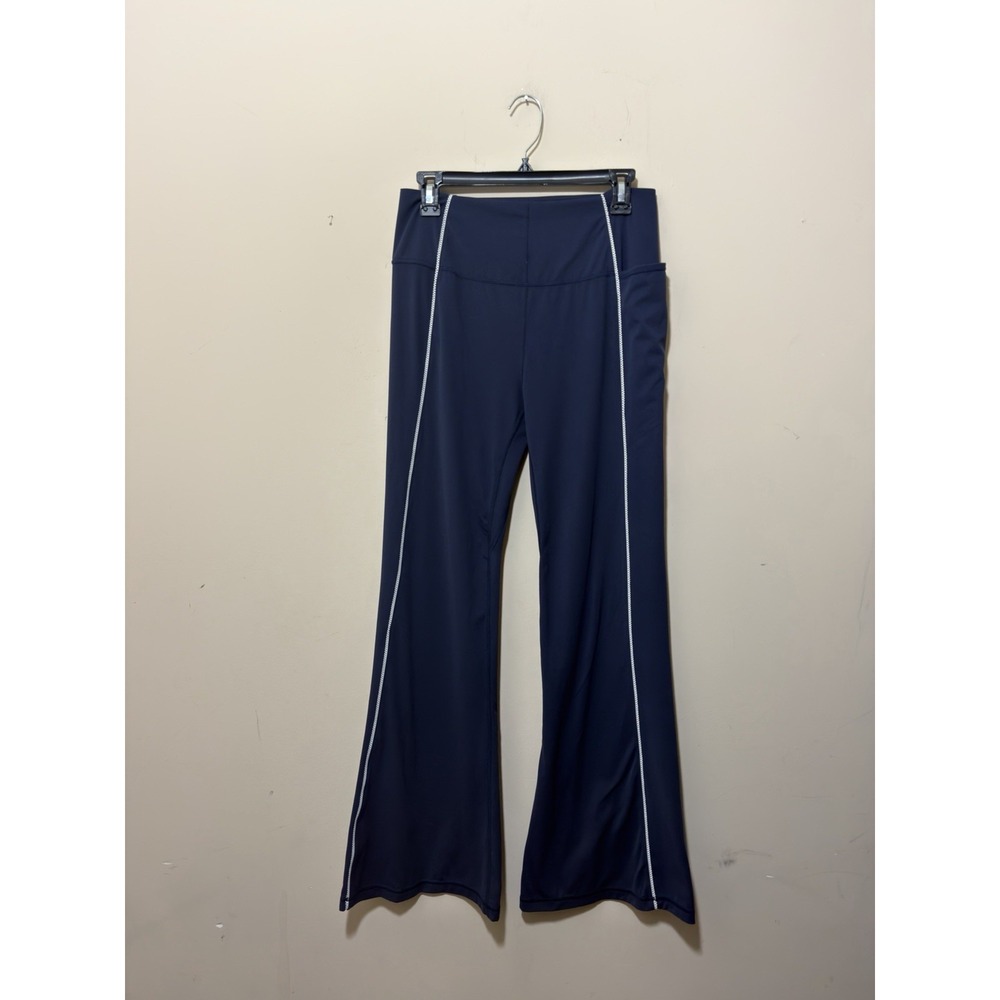 Sweaty Betty Super Soft Sculpt Lace Flare Pant Navy Size Large (12)